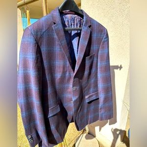 Beautiful plaid wool Sand men’s jacket. Excellent condition, US size 42